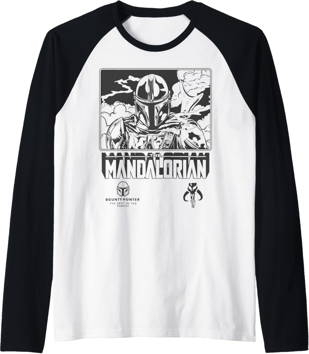Star Wars: The Mandalorian Outline Poster Raglan