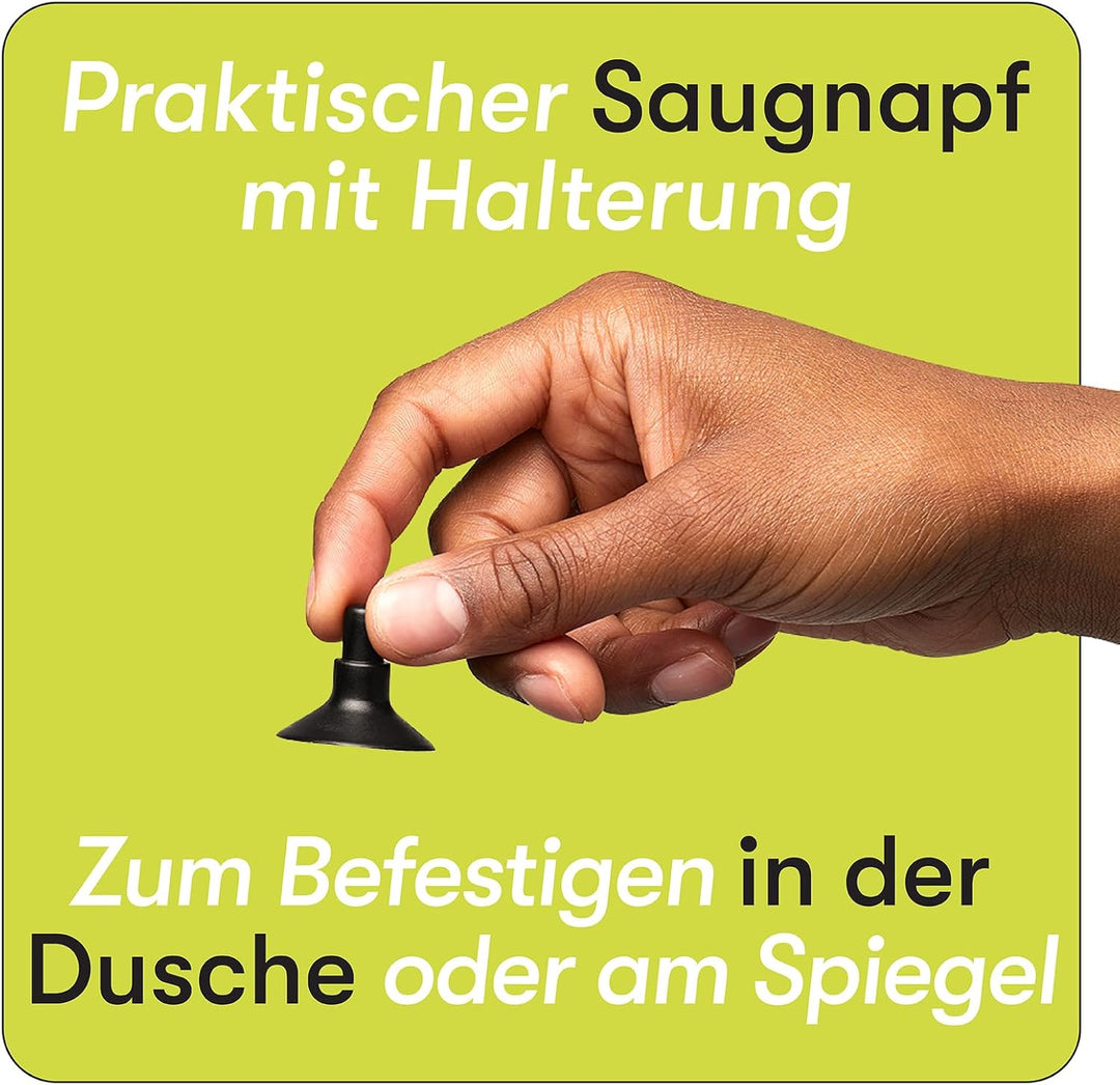 Boldking Bartpflege Set für Männer Sensitiv - Rasierset mit Nassrasierer, 2 Stück Rasierklingen, Ras