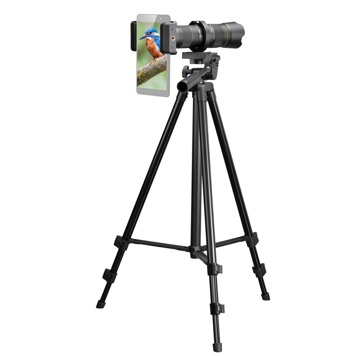 Bresser Teleobjektiv für Smartphone 20–40x Zoom, inkl. Stativ, Universalhalterung, Augenmuschel, Tas