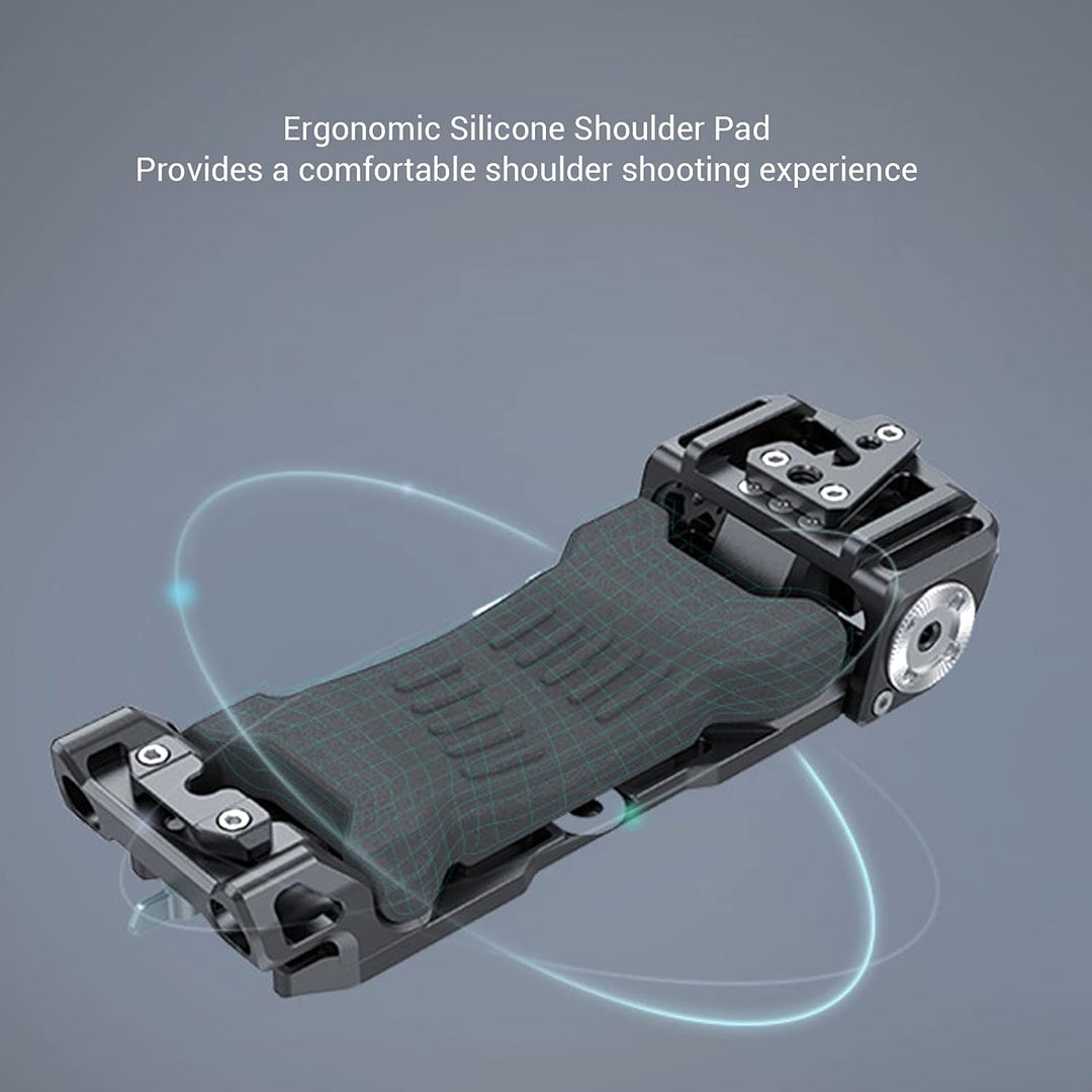 SMALLRIG Schulterplatte mit Schnellverschluss für Sony VCT-14 Stativadapter mit eingebauter Rosetten