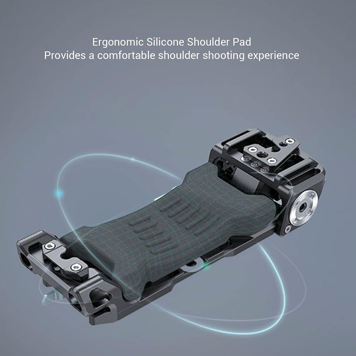 SMALLRIG Schulterplatte mit Schnellverschluss für Sony VCT-14 Stativadapter mit eingebauter Rosetten