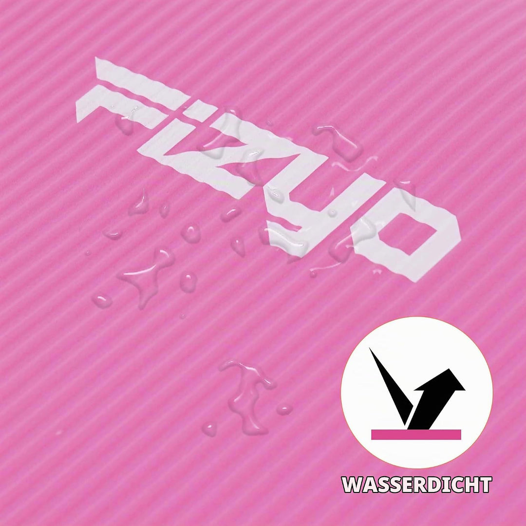 FIZYO Yogamatte 183x61x1 cm – Rutschfeste Fitness- &amp; Trainingsmatte aus NBR-Schaum – Gymnastikmatte