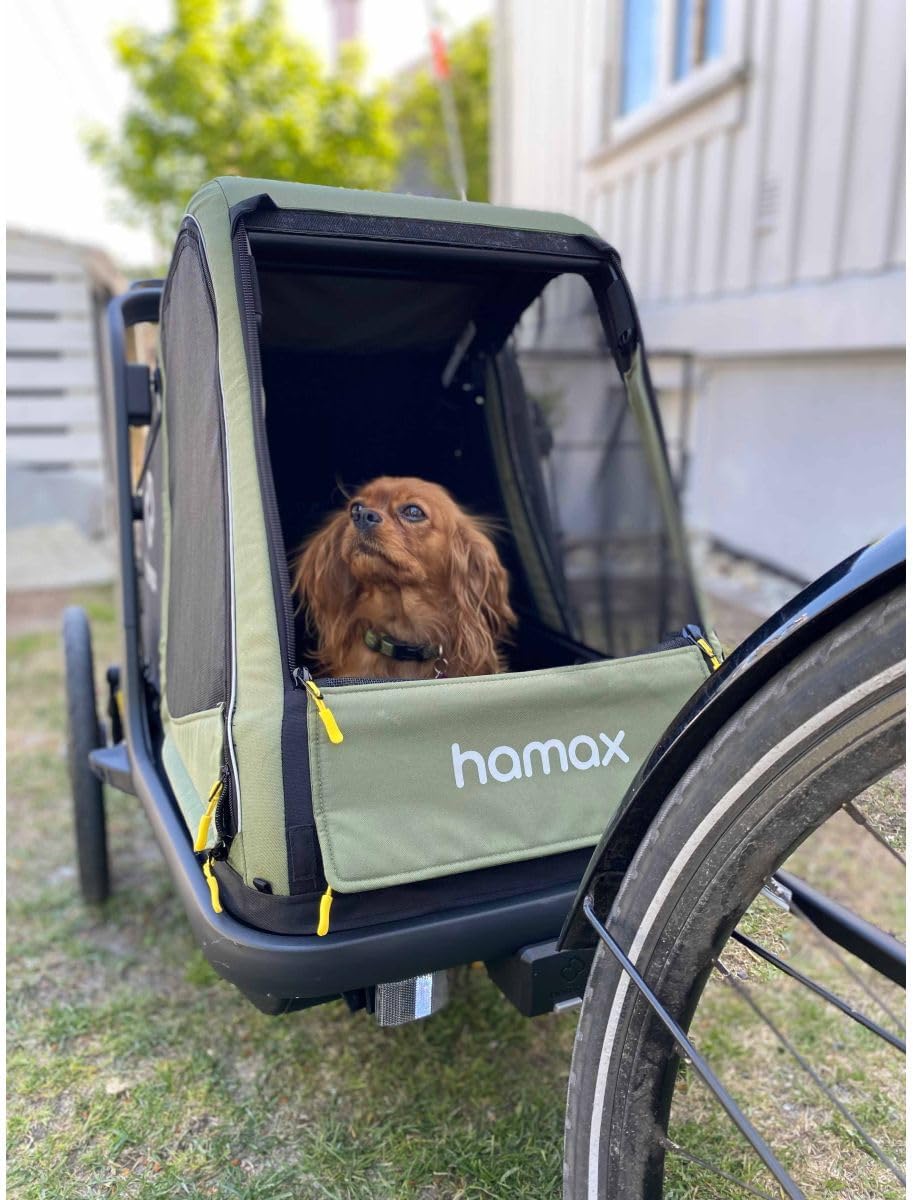 Hamax Pluto Hundeanhänger M grün, M grün