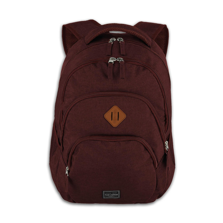 Travelite Handgepäck Rucksack, Laptop Rucksack 15,6 Zoll, BASICS, Daypack, Tagesrucksack mit vielen