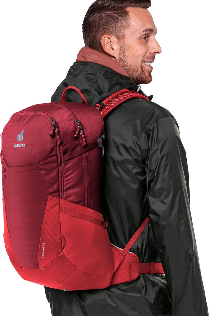 deuter Herren Futura 23 Wanderrucksack (1er Pack) 23 L Masala-cherry, 23 L Masala-cherry