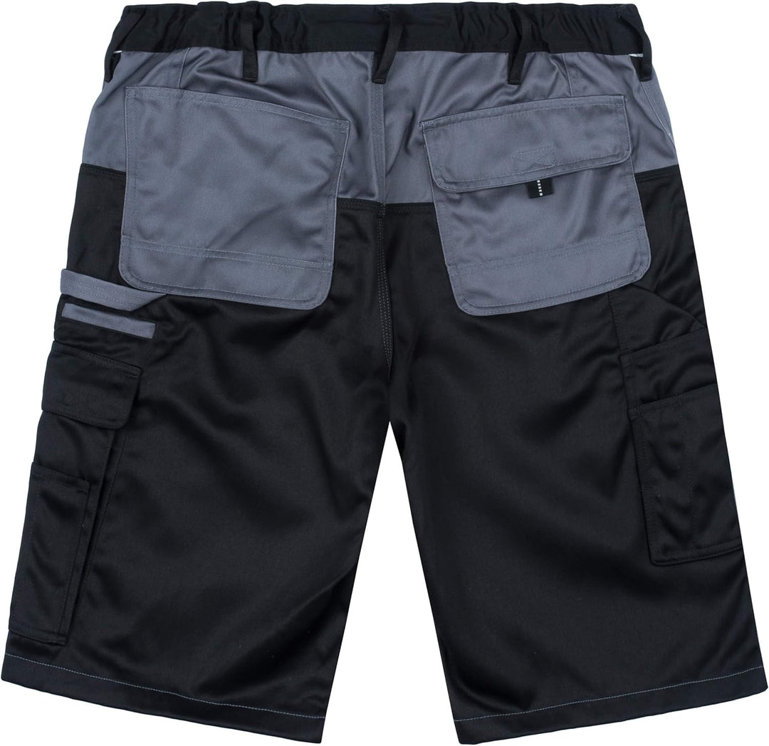 Engelbert Strauss Herren Arbeitsshorts e.s.Image inkl. gratis SHG Ohrstöpsel 48 Grau/Schwarz, 48 Gra
