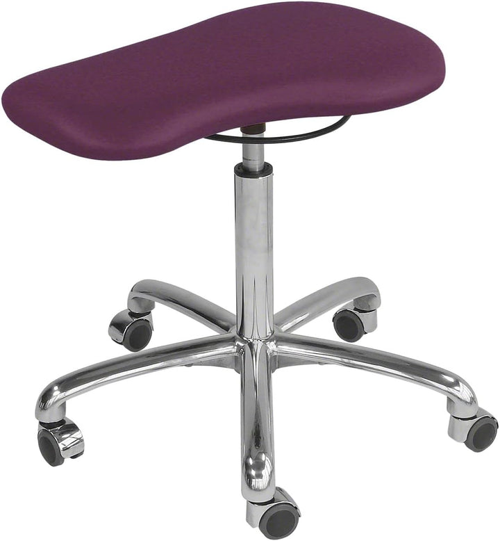 Sport-Tec Therapiehocker Exklusiv mit Polster und Rollen, Praxishocker, Rollhocker Orchidee, Orchide
