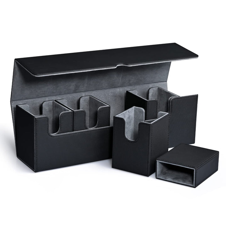 Sammelkarten Box mit Würfelablage für MTG,Premium-Kartenbox mit starkem Magnet zur Aufbewahrung für