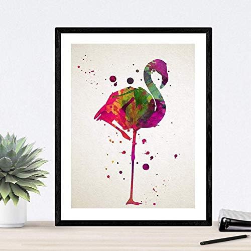 Nacnic Berge Vater (A4 Rahmen) Tiere Animal prints, Tiere Animal prints
