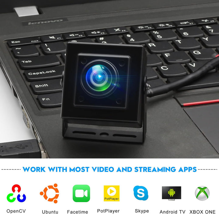 ELP 12MP 4K USB-Kamera,120 fps High-Speed-Webcam mit Sternenlichtfunktion für schwache Beleuchtung 1