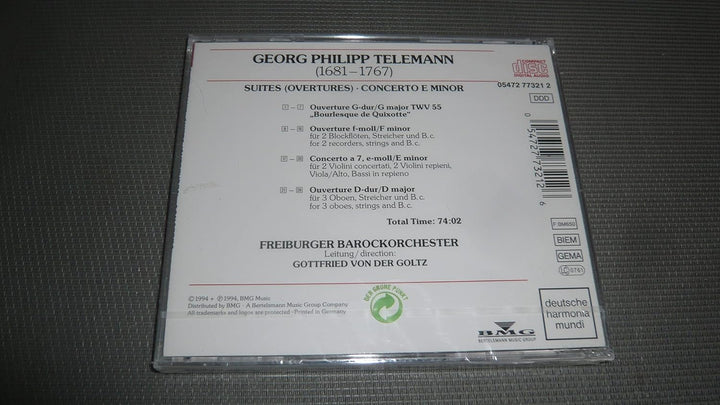 Suiten für Orchester (Ouvertür, Audio-CD