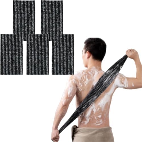 Antibakterielles Peelingtuch Rücken & Körper – Duschpeeling Tuch mit Rückenschrubber für Männer & Fr