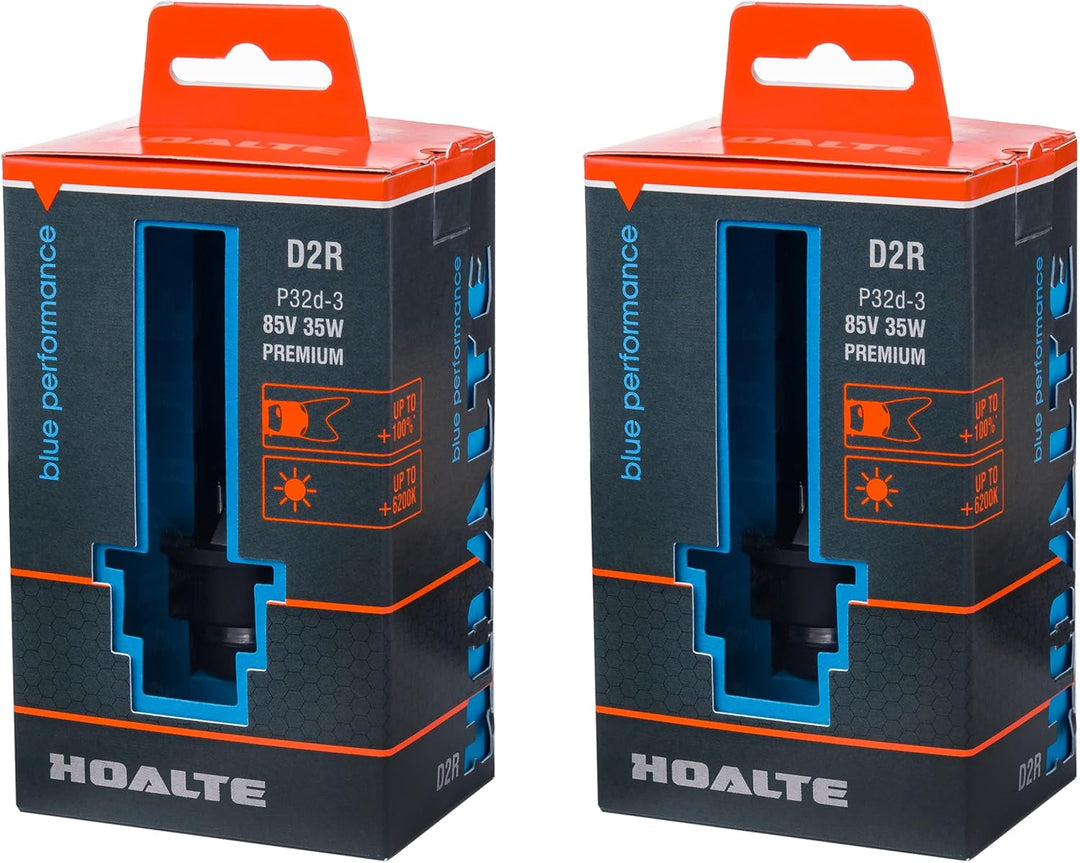 HOALTE D2R Xenon Brenner Blue Performance 6200K - Scheinwerferlampe D2R Xenon Lampe Auto HID - Brenn