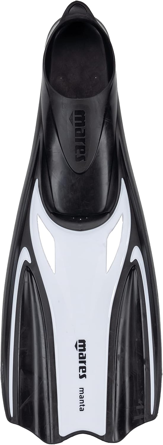 Flosse Mares Aquazone Manta, Schnorchelflosse Erwachsene – Unisex 36/37 Weiss, 36/37 Weiss