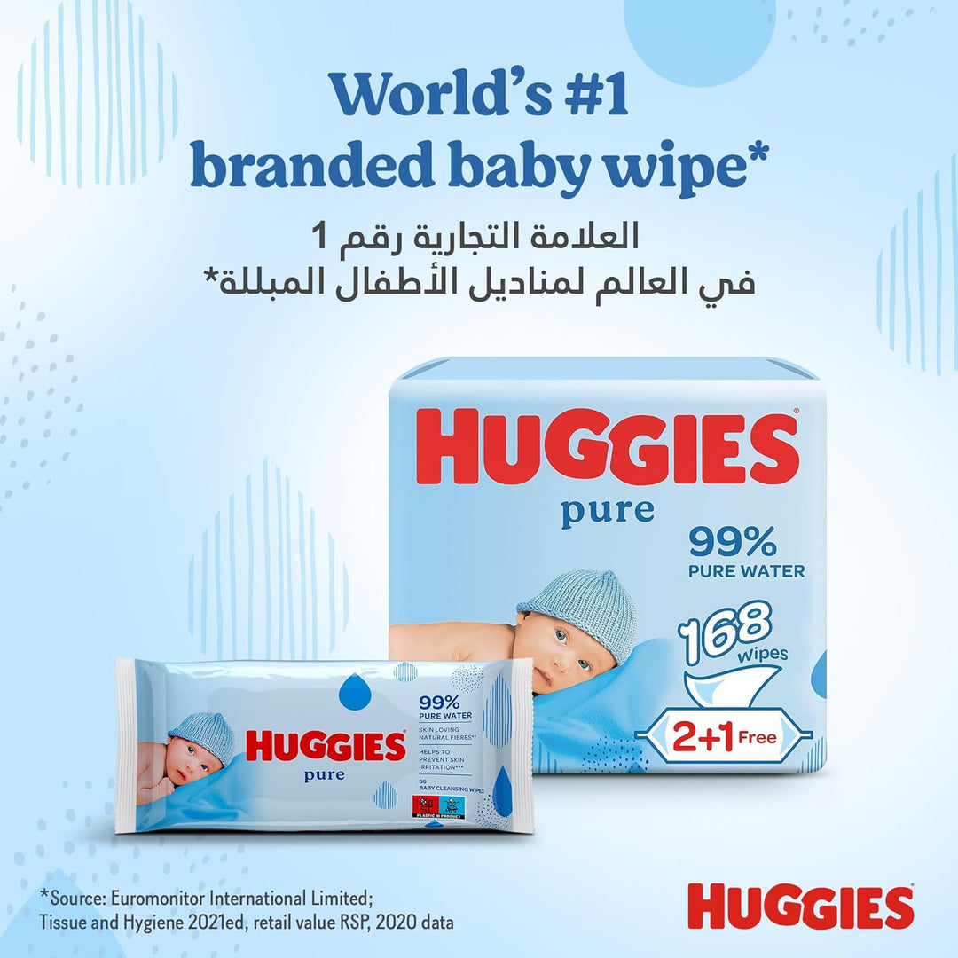 Huggies Salviette Pure Triplo