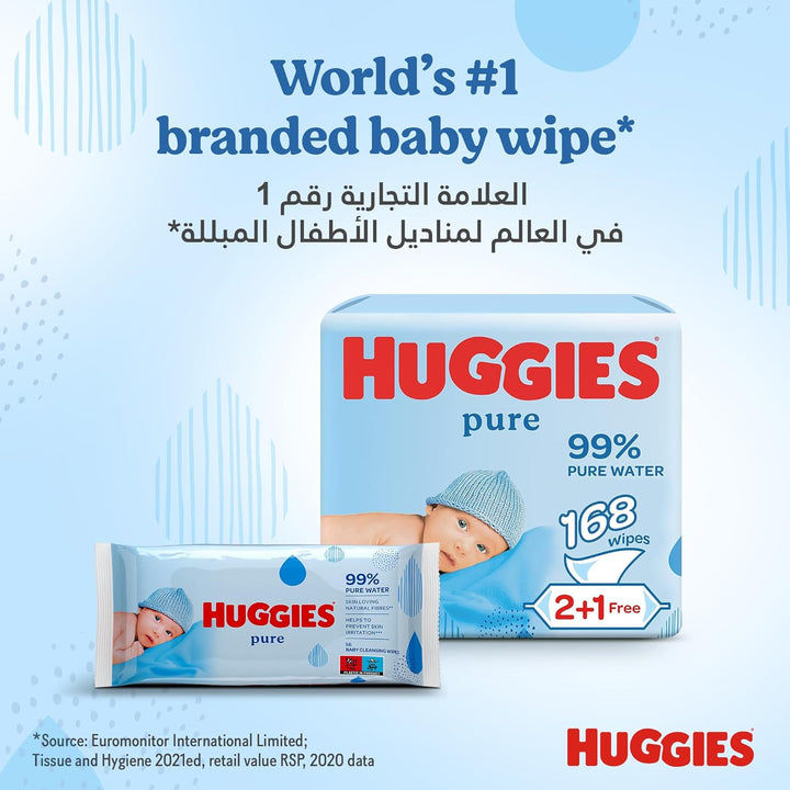 Huggies Salviette Pure Triplo