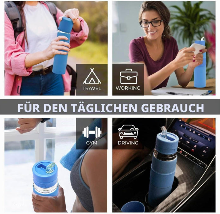 BALIBETOV - Neu - Edelstahl AutoMate - Thermobehälter, Mate Cup und Bombilla in Einem - Sie Müssen N