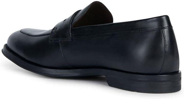 Geox Herren U Decio B Moccasin, 42 EU Schwarz