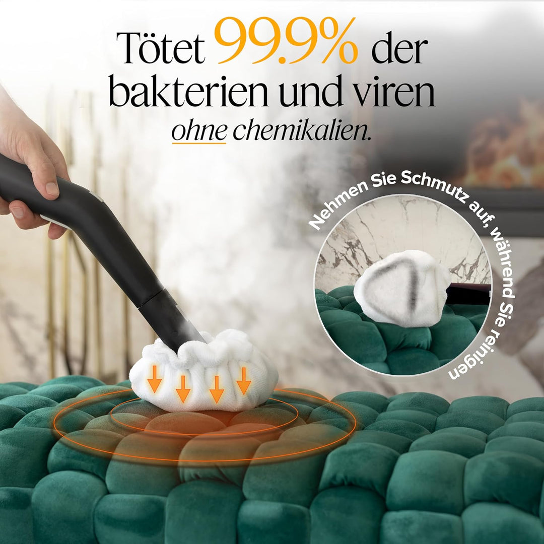 Dupray Neat Trockendampfreiniger (Neat + 27 Zubehörteile (inkl. Messingbürsten)), Neat + 27 Zubeh&#x