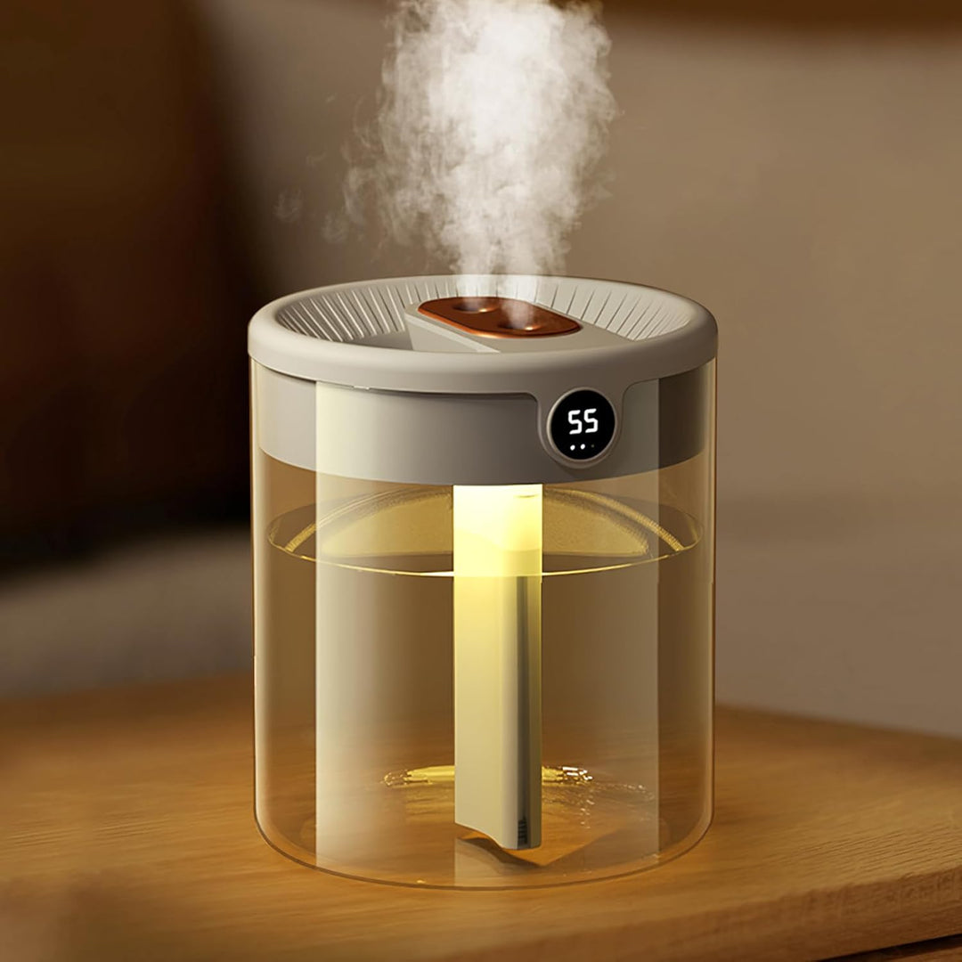 Luftbefeuchter Schlafzimmer, 2L Auto Diffuser Humidifier für Home Babys Office Pflanzen, 36dB Leiser