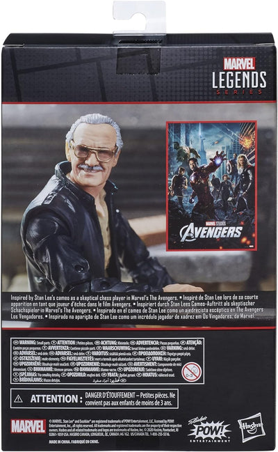 Hasbro Marvel Legends Series 15 cm grosse Stan Lee Action-Figur zu Marvel‘s The Avengers, enthält 2