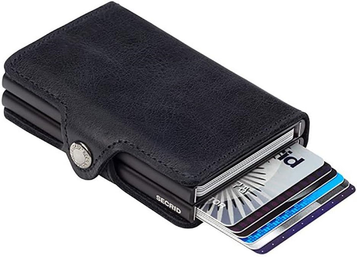 Secrid Unisex to-Black Cardprotector Twin Schwarz, Twin Schwarz