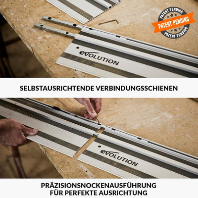 Evolution ST1400-G2 Führungsschiene Kreissägen Universal passend für die meisten Marken Makita, Meta
