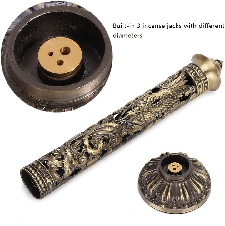 Agarbatti Halter, 8,5 x 7 cm Pagode Räuchergefäss Vertikaler Räucherstäbchen Räucherturm Brenner Hal
