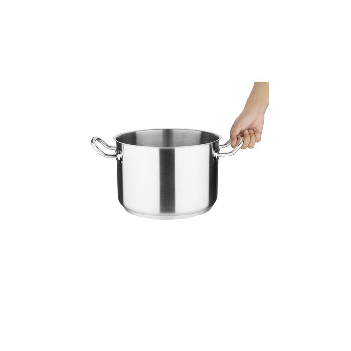 Vogue Edelstahl Kochtopf 7 Liter 160(d)mm x 240mm/9.5"(dia)., 160(d)mm x 240mm/9.5"(dia).