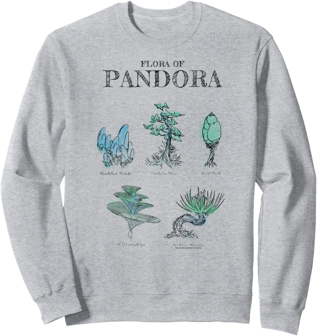Avatar Floral Of Pandora Textbook Sketches Sweatshirt