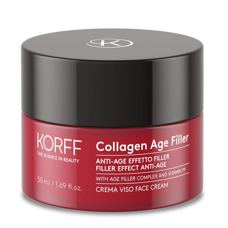 Korff Collagen Age Filler Gesichtscreme Globale Anti-Age Formel mit Age Filler Complex, Meereskollag
