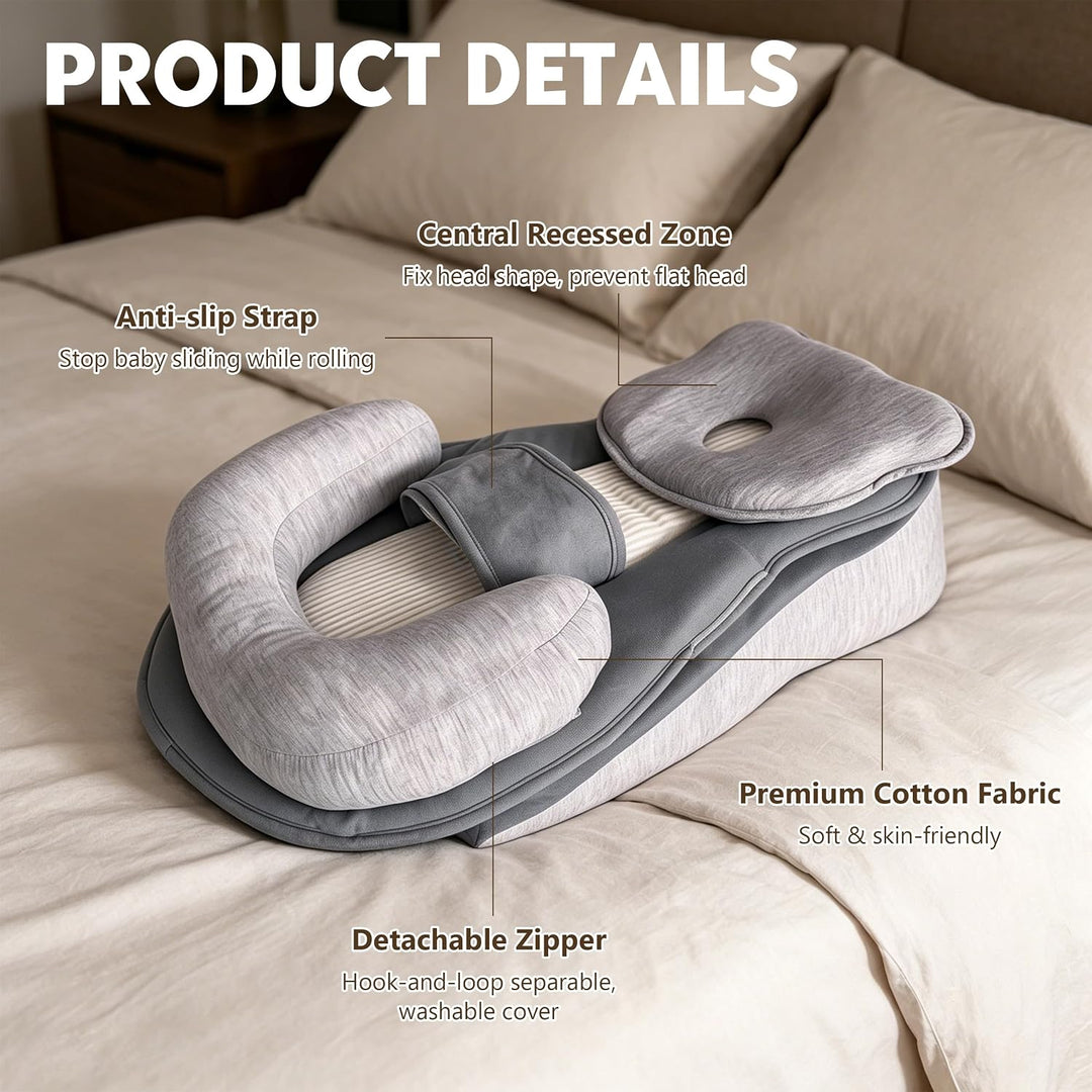 Stillkissen, Flaschenfütterung Kissen, Multifunktionales Nursing Breastfeeding Pillow, Ergonomisches