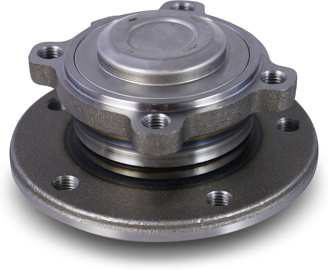 febi bilstein 24572 Radlagersatz mit Radnabe, ABS-Impulsring und Anbaumaterial , 1 Stück