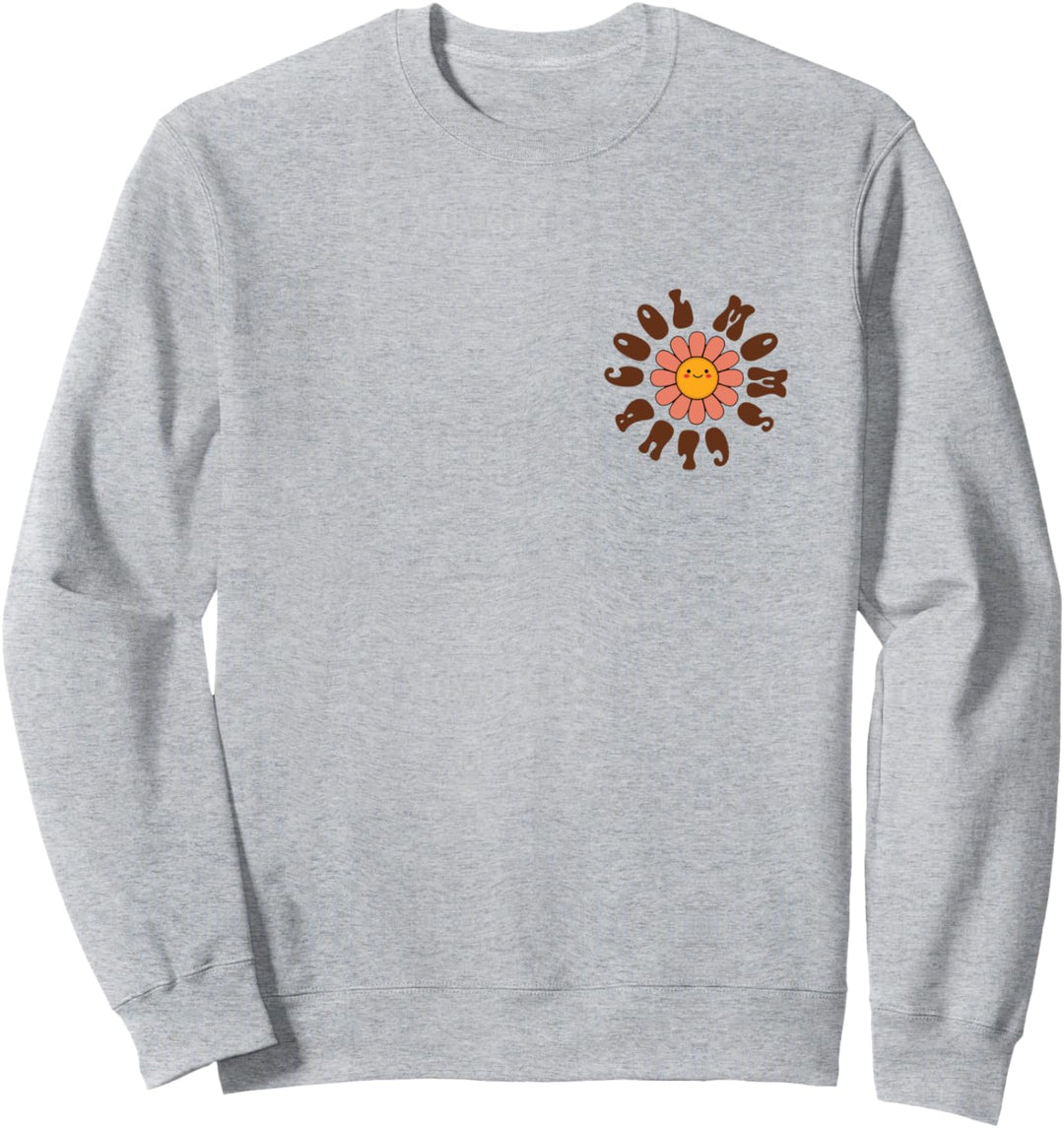 Retro Groovy Cool Moms Club Funny Best Mom Ever Muttertag Sweatshirt