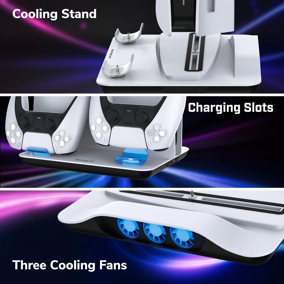 EgoGear - SCC5 Premium-Lade-Kühlständer für Playstation 5
