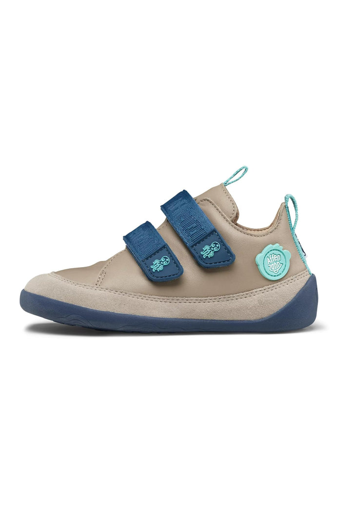 Affenzahn Barfussschuh Baumwolle Lucky Klettverschluss Vegan rutschfest Flexibel Reflektierend für d