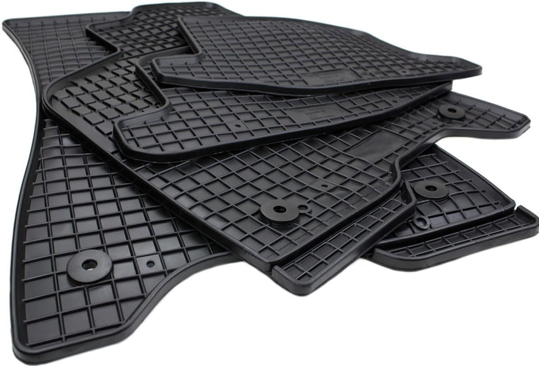 kfz-premiumteile24 Premium Gummimatten Kompatibel mit Lupo (6X) Arosa (6H) Baujahr 1998-2005 Fussmat