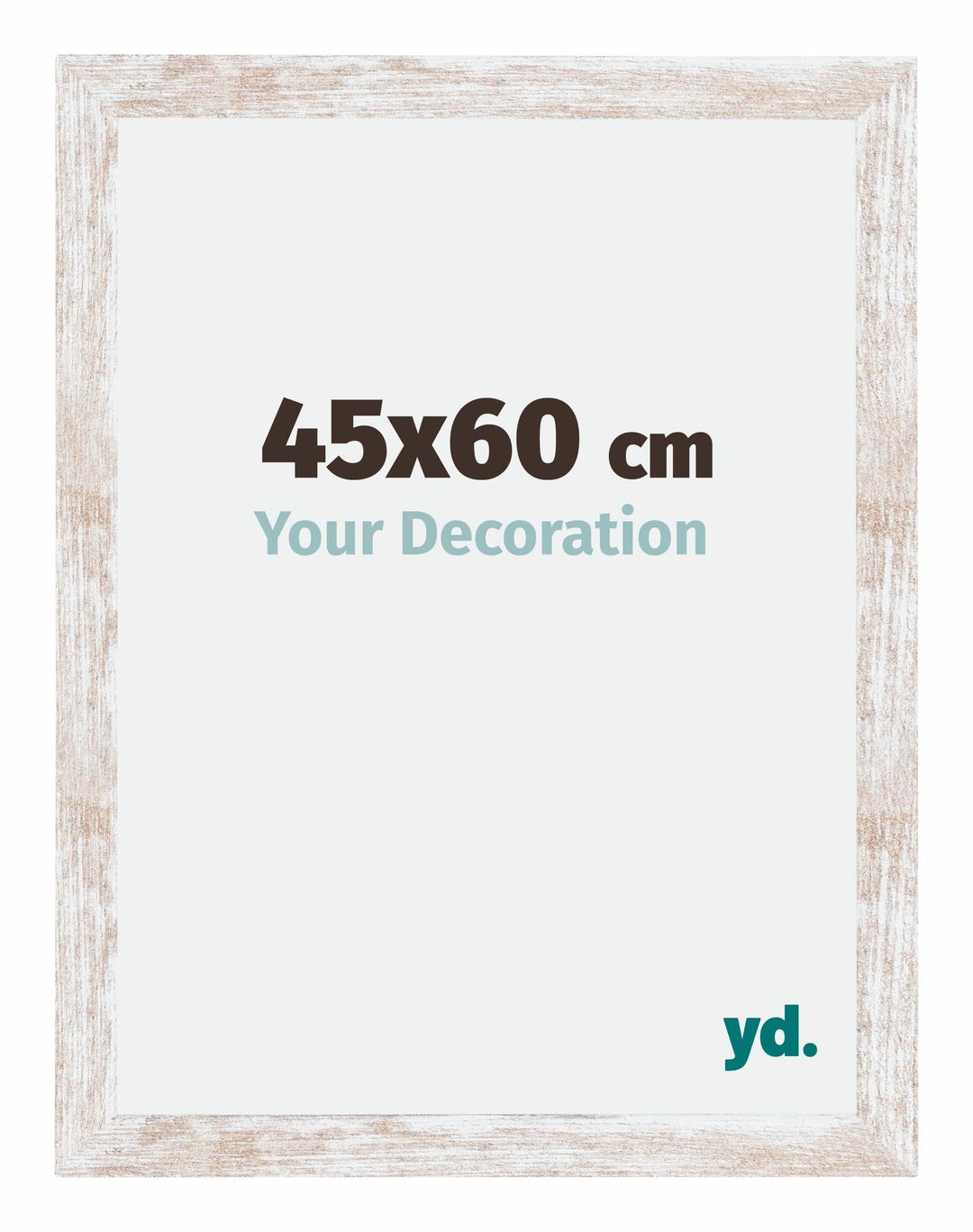 yd. Your Decoration - Bilderrahmen 45,00x60,00 cm - Bilderrahmen aus MDF mit Acrylglas - Antireflex