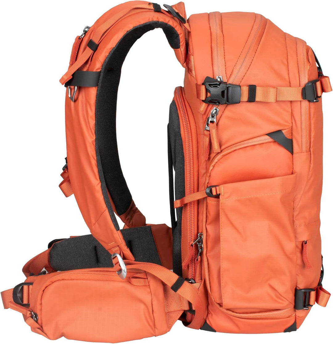 Summit Creative Tenzing Kamerarucksack mit Reissverschluss 35L Orange, 35L Orange