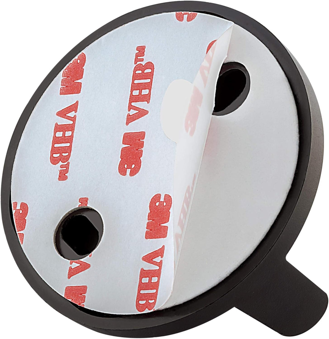 Tiger Tune Toilettenpapierhalter mit Deckel, Montage ohne Bohren dank integrierter Klebefolie, optio