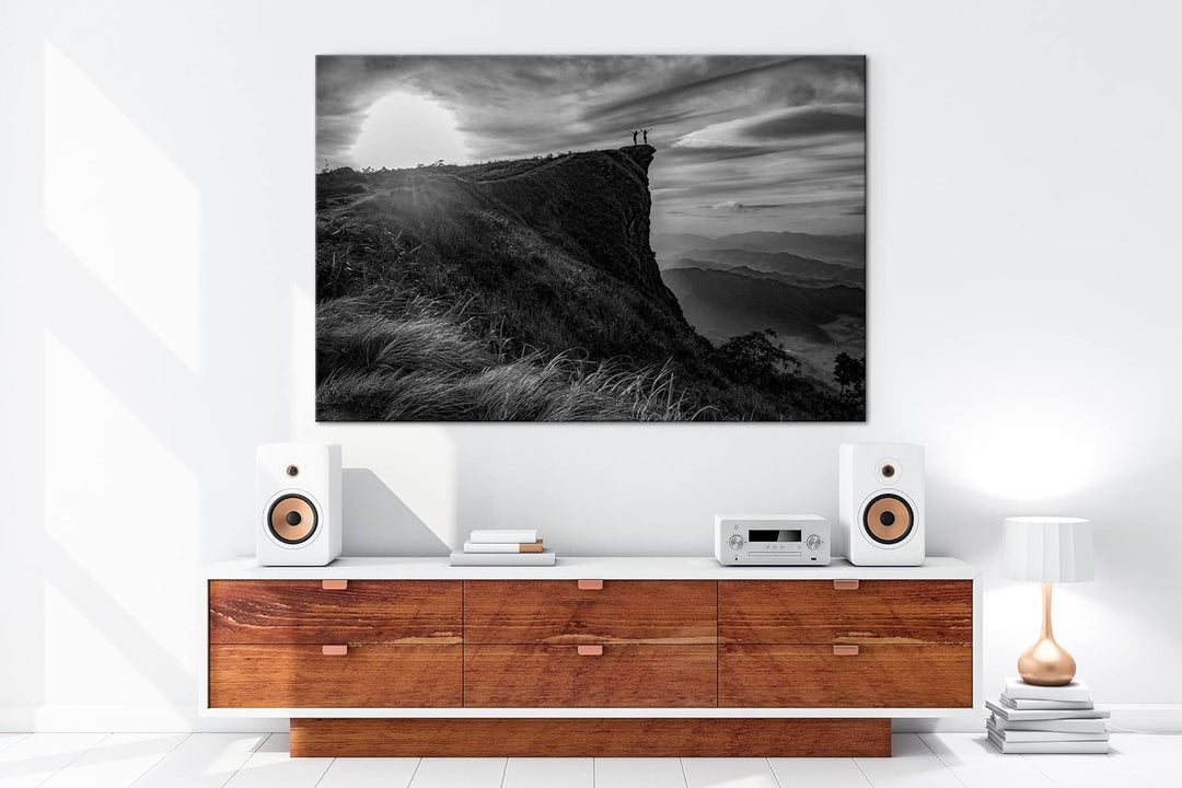 deyoli abenteuerliche Wanderung in der Landschaft Thailands Format: 80x60 als Leinwand, Effekt: Schw