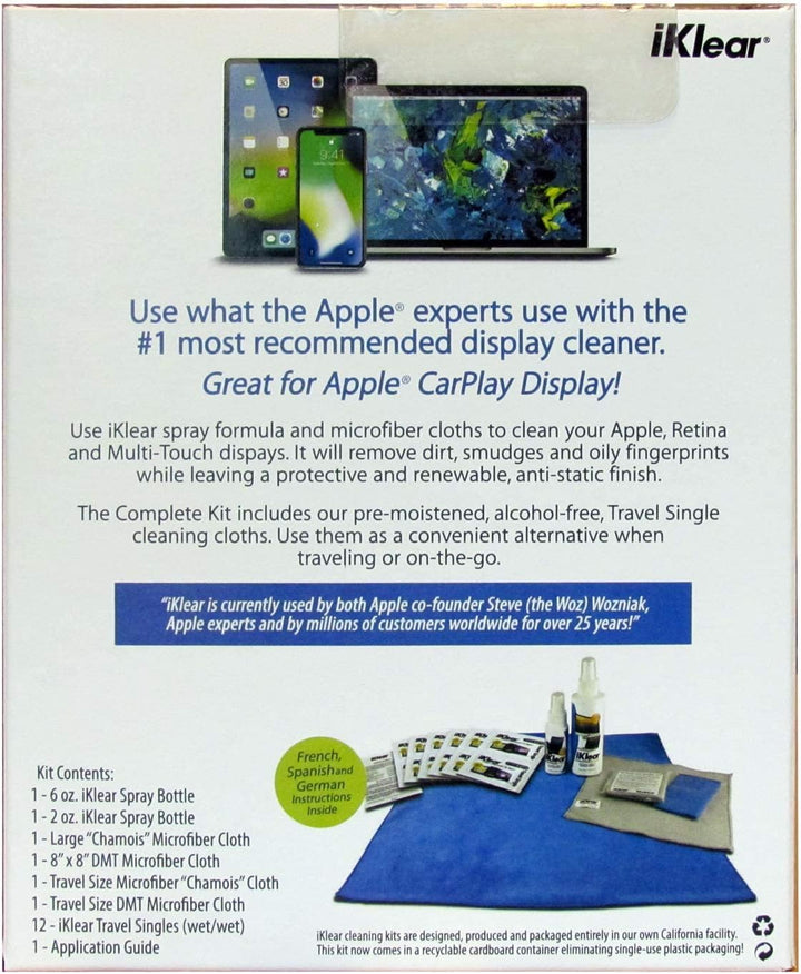 Meridrew iKlear Complete Cleaning Kit für Apple iPhone/iPad/iPod