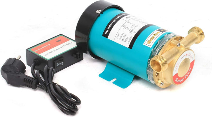 120W Druckerhöhungspumpe Zirkulationspumpe Warmwasser 25l/min Umwälzpumpe Automatische Booster Pumpe