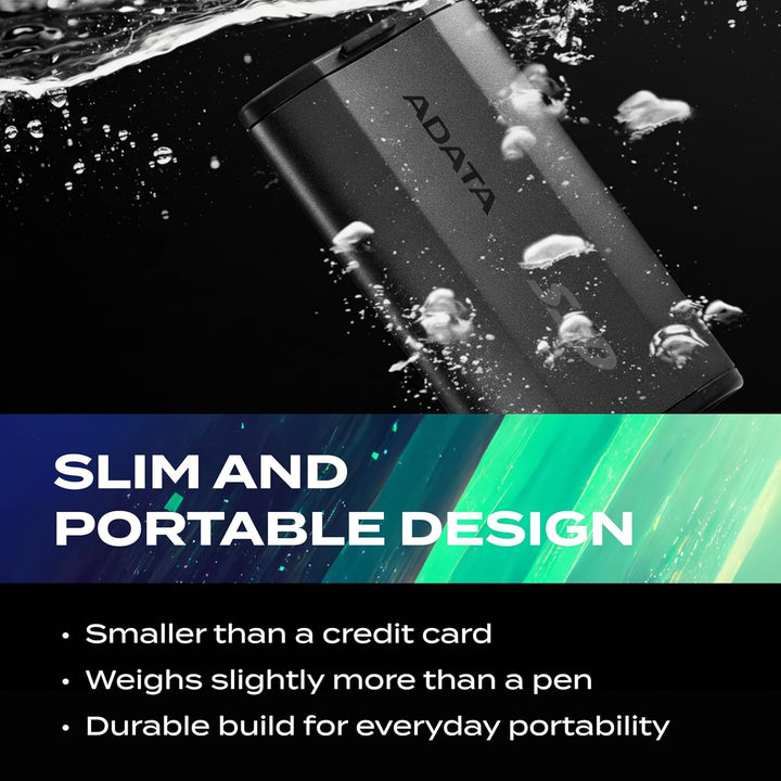 ADATA SSD 1.0TB External SE880 gy U3.2 | USB 3.2 Gen 2x2 Type-C 1TB