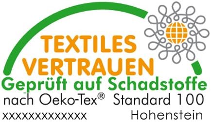 Kinzler B-10004/52 hochwertige Baumwoll-Satin Bettwäsche Uni, modern, 40x80 + 135x200 cm, braun 40x8