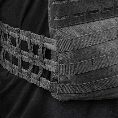 Gewichtsweste 7,5 oder 9,5 kg - Schwarz oder Oliv| Taktischer Plattenträger mit Gewichtsplatten für