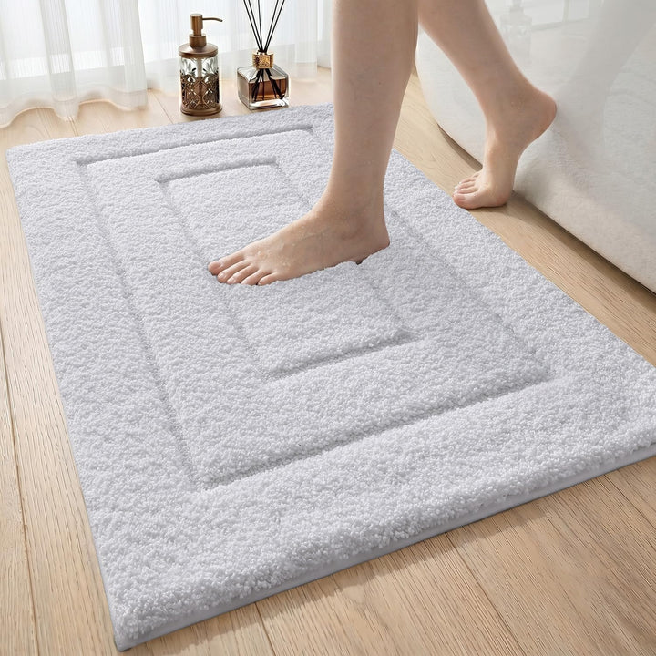 DEXI Badteppich rutschfeste,weicher Badezimmerteppich Wasserabsorbierend Badematte maschinenwaschbar