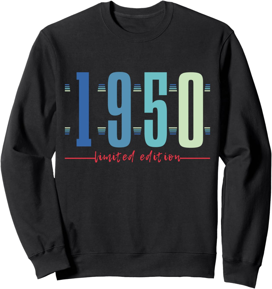 74. Geburtstag Mann Frau 74 Jahre 1950 Deko Lustig Geschenk Sweatshirt