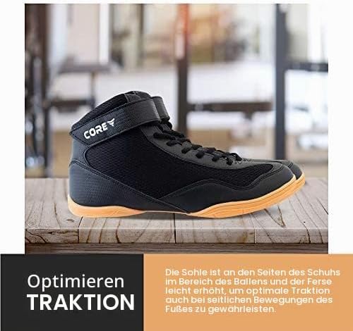 CORE Ringerschuhe für Herren, Damen und Kinder – rutschfeste Kampfsportschuhe – Robuste Trainingssch