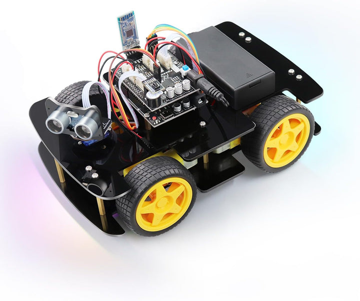 FREENOVE 4WD Car Kit (Compatible with Arduino IDE), Line Tracking, Obstacle Avoidance, Ultrasonic Se